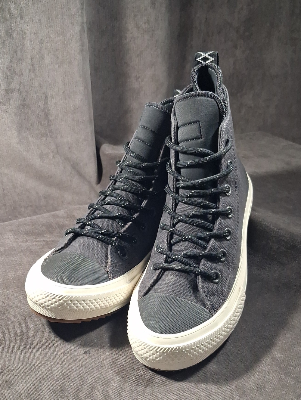 Converse Chuck Taylor All Star II Boot Hi Almost Black/Black/Egret VG US 7.5